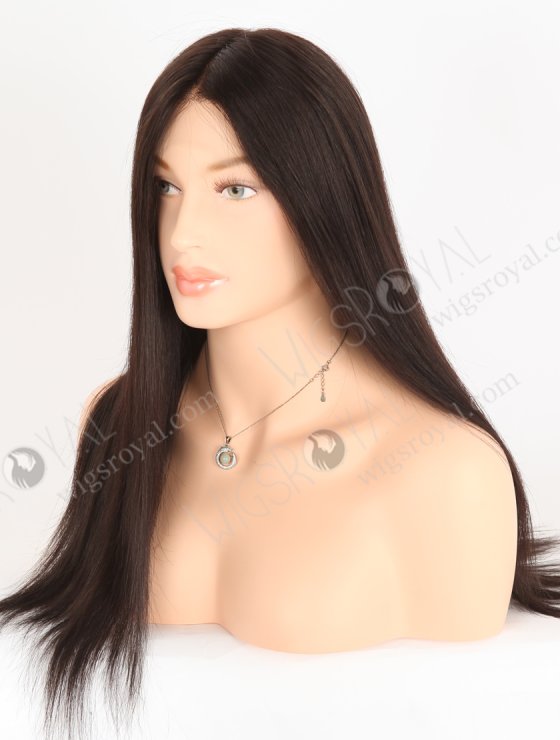 In Stock European Virgin Hair 18" Straight 2# Color Lace Front Wig RLF-08054-28237