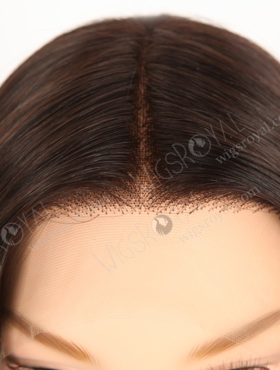 In Stock European Virgin Hair 18" Straight 2# Color Lace Front Wig RLF-08054-28238