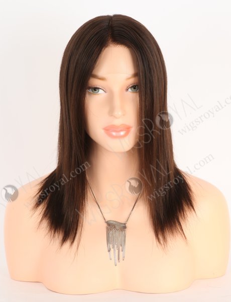 Best Unprocessed Raw Virgin Hair Wigs | 12 Inch Natural Brown Hair HD Lace Front Wig for Small Heads RLF-08046
