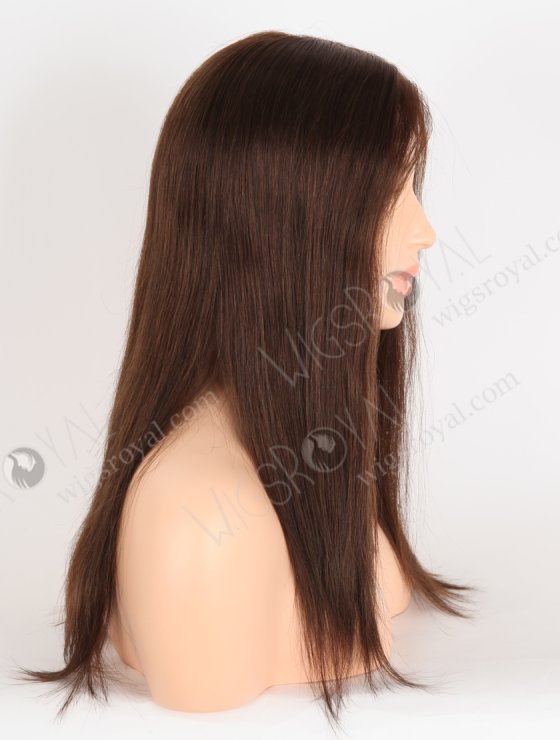 In Stock European Virgin Hair 16" Straight 3# Color Lace Front Wig RLF-08058-28316