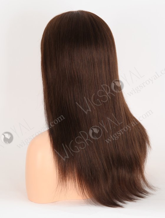 In Stock European Virgin Hair 16" Straight 3# Color Lace Front Wig RLF-08058-28317