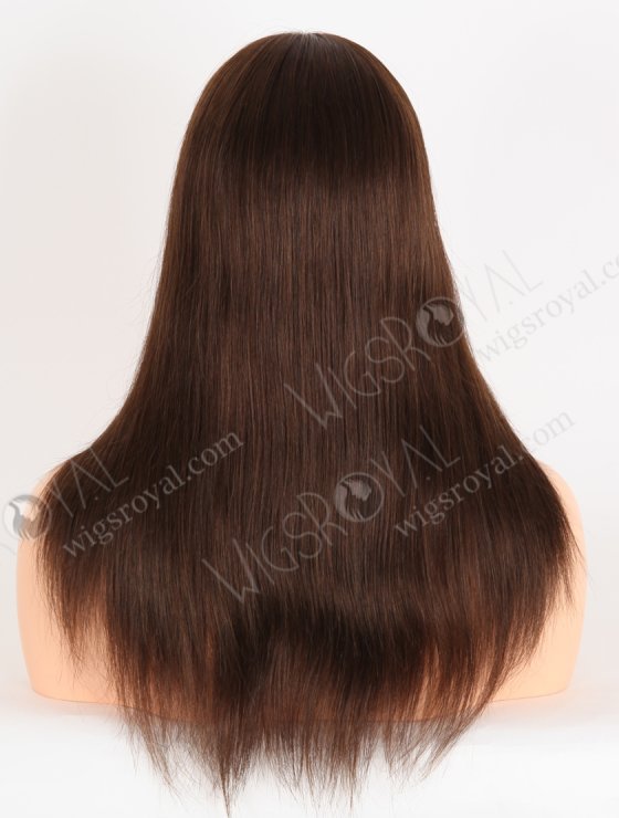 In Stock European Virgin Hair 16" Straight 3# Color Lace Front Wig RLF-08058-28324