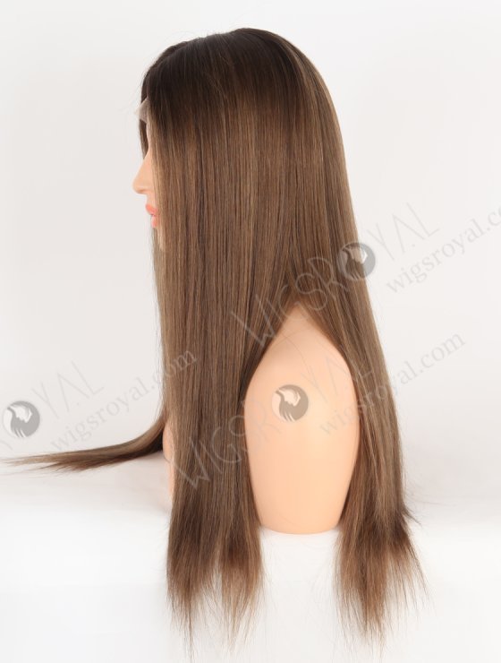 In Stock European Virgin Hair 20" Straight T2/10# With T2/8# Highlights Color Lace Front Wig RLF-08066-28334