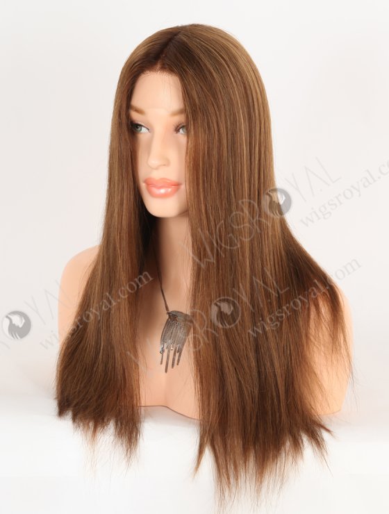 In Stock European Virgin Hair 18" Straight T3/4# With T3/10# Highlights Color Lace Front Wig RLF-08076-28345