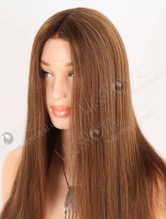 In Stock European Virgin Hair 18" Straight T3/4# With T3/10# Highlights Color Lace Front Wig RLF-08076-28346