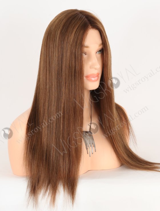 In Stock European Virgin Hair 18" Straight T3/4# With T3/10# Highlights Color Lace Front Wig RLF-08076-28348