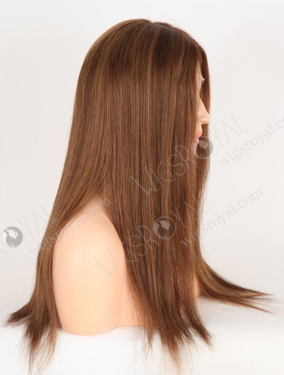 In Stock European Virgin Hair 18" Straight T3/4# With T3/10# Highlights Color Lace Front Wig RLF-08076-28353