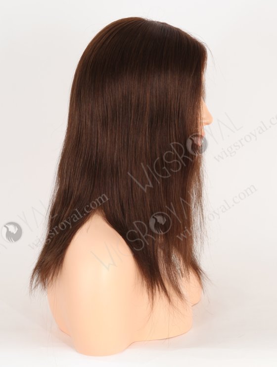 In Stock European Virgin Hair 12" Straight 3# Color Lace Front Wig RLF-08057-28300