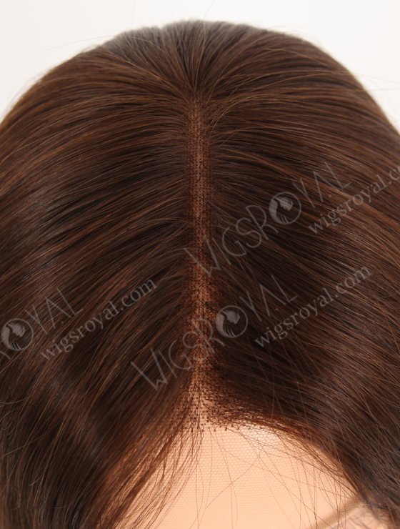 In Stock European Virgin Hair 12" Straight 3# Color Lace Front Wig RLF-08057-28304