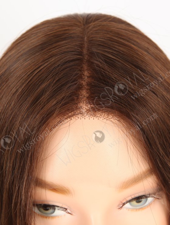 In Stock European Virgin Hair 12" Straight 3# Color Lace Front Wig RLF-08057-28305