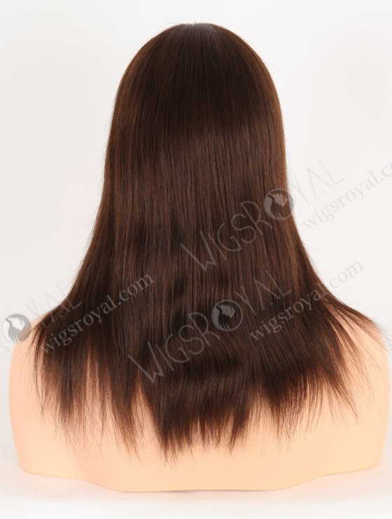 In Stock European Virgin Hair 12" Straight 3# Color Lace Front Wig RLF-08057-28308