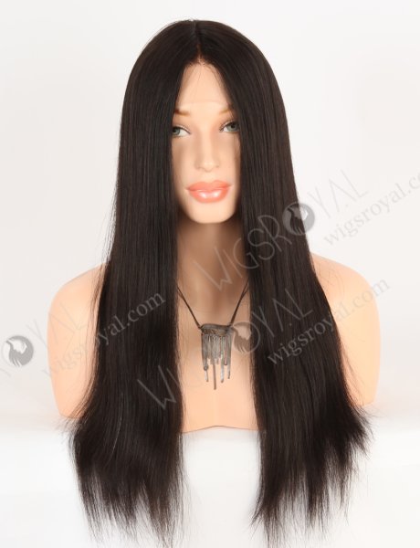 Hot Selling Transparent HD Lace Frontal Wig Premium 20 Inch Long Black Straight Virgin Hair RLF-08050