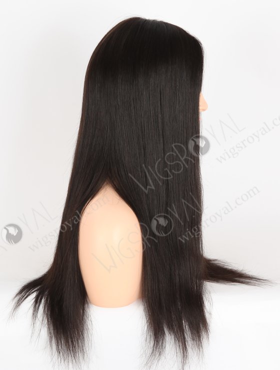 In Stock European Virgin Hair 20" Straight Natural Black Color Lace Front Wig RLF-08050-28284