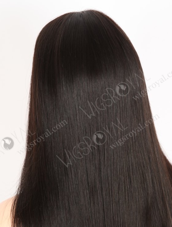 In Stock European Virgin Hair 20" Straight Natural Black Color Lace Front Wig RLF-08050-28291