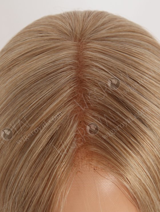 In Stock European Virgin Hair 18" Straight 8a#/60# Blended Color Lace Front Wig RLF-08064-28408