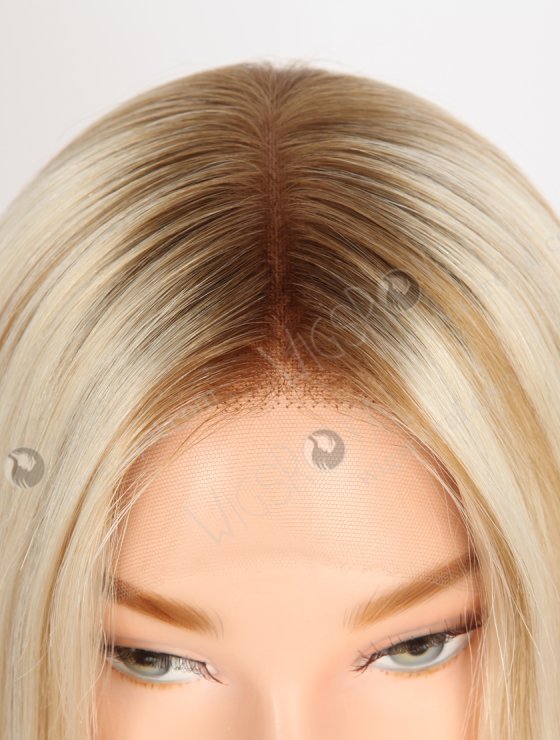 In Stock European Virgin Hair 20" Straight T8/60# With 8# Highlights Color Lace Front Wig RLF-08061-28383