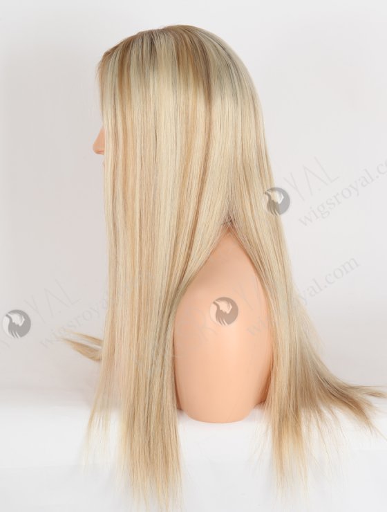 In Stock European Virgin Hair 20" Straight T8/60# With 8# Highlights Color Lace Front Wig RLF-08061-28389