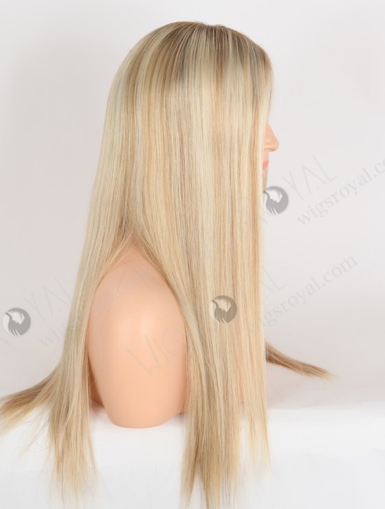 In Stock European Virgin Hair 20" Straight T8/60# With 8# Highlights Color Lace Front Wig RLF-08061-28388