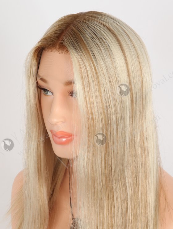 In Stock European Virgin Hair 16" Straight T8/60# With 8# Highlights Color Lace Front Wig RLF-08060-28367