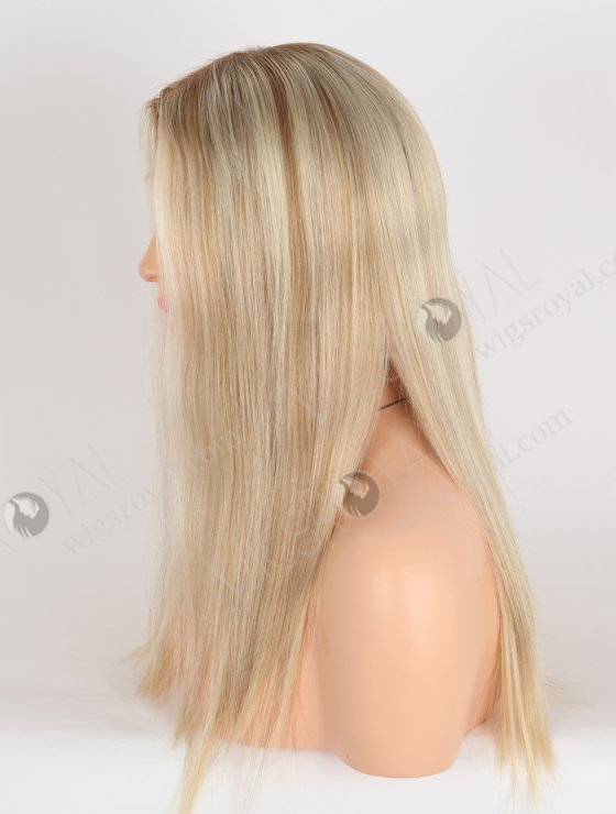 In Stock European Virgin Hair 16" Straight T8/60# With 8# Highlights Color Lace Front Wig RLF-08060-28368