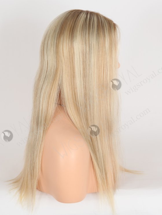 In Stock European Virgin Hair 16" Straight T8/60# With 8# Highlights Color Lace Front Wig RLF-08060-28369