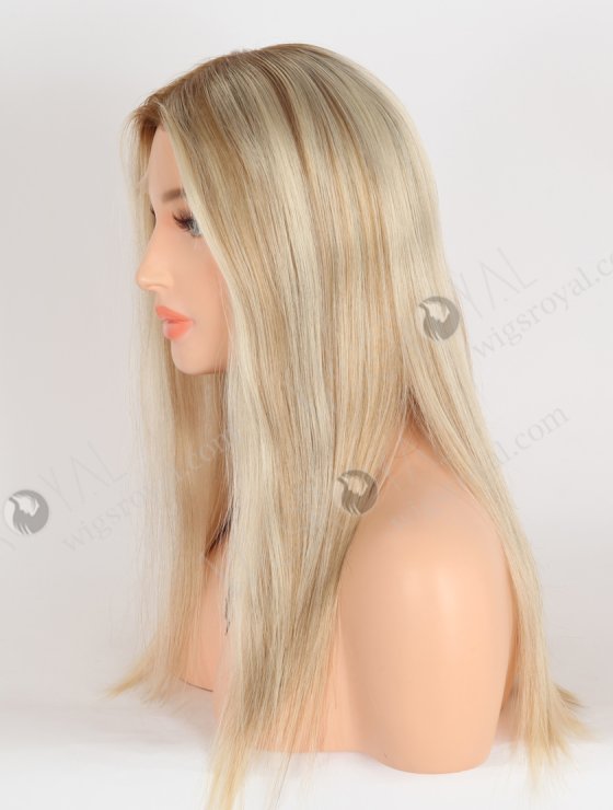 In Stock European Virgin Hair 16" Straight T8/60# With 8# Highlights Color Lace Front Wig RLF-08060-28371