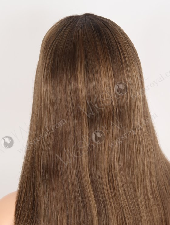 In Stock European Virgin Hair 16" Straight T2/10# With T2/8# Highlights Color Lace Front Wig RLF-08065-28421