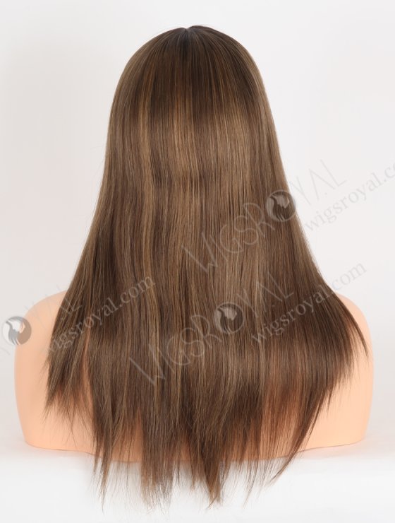 In Stock European Virgin Hair 16" Straight T2/10# With T2/8# Highlights Color Lace Front Wig RLF-08065-28423