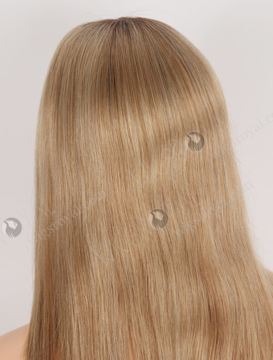 In Stock European Virgin Hair 14" Straight T4/8#/22#/60# MIXED Color Lace Front Wig RLF-08079-28617