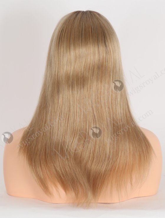 In Stock European Virgin Hair 14" Straight T4/8#/22#/60# MIXED Color Lace Front Wig RLF-08079-28618