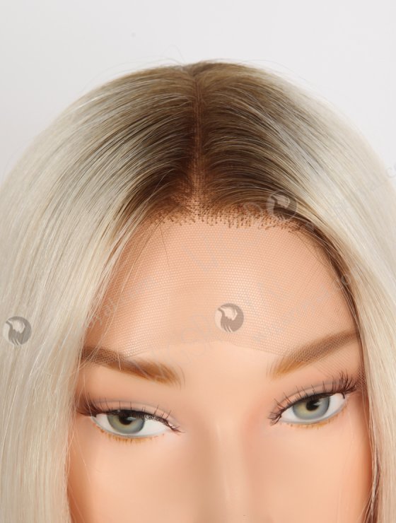 In Stock European Virgin Hair 18" Straight T9/White Color Lace Front Wig RLF-08071-28526