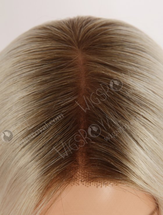 In Stock European Virgin Hair 18" Straight T9/White Color Lace Front Wig RLF-08071-28525