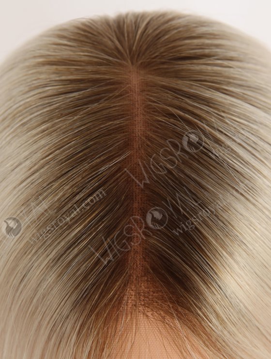 In Stock European Virgin Hair 18" Straight T9/White Color Lace Front Wig RLF-08071-28534