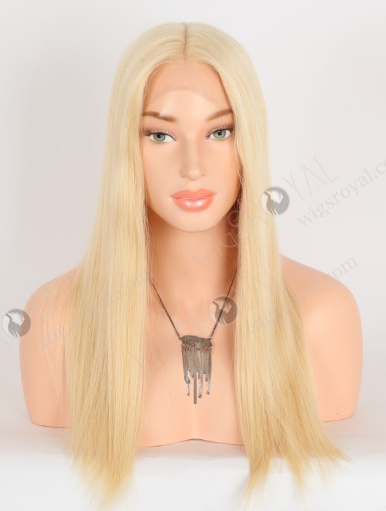 In Stock European Virgin Hair 18" Straight 613# Color Lace Front Wig RLF-08068-28506