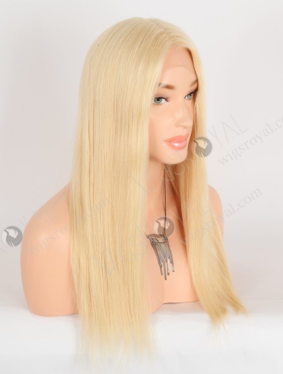 In Stock European Virgin Hair 18" Straight 613# Color Lace Front Wig RLF-08068-28509