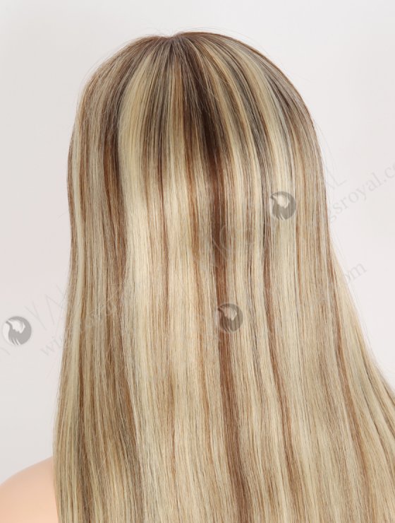 In Stock European Virgin Hair 18" Straight T4/22# With 4# Highlights Color Lace Front Wig RLF-08073-28647