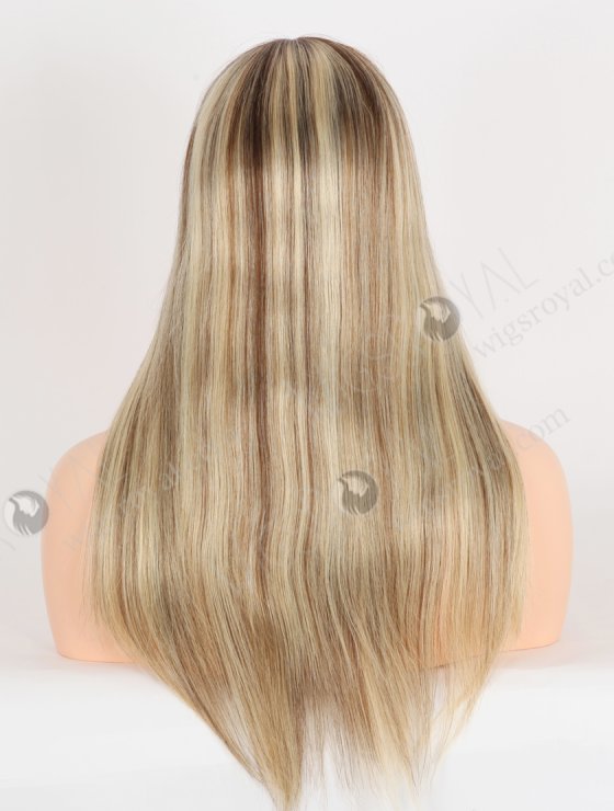 In Stock European Virgin Hair 18" Straight T4/22# With 4# Highlights Color Lace Front Wig RLF-08073-28648