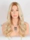 Best Brown Roots Blonde Wavy Hair Wig for Women Transparent HD Lace Melted Hairline and Natural Parting RLF-08078