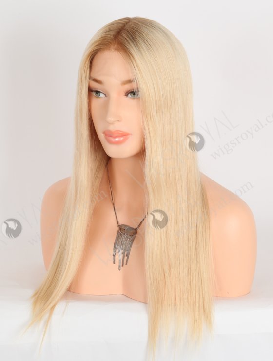 In Stock European Virgin Hair 18" Straight T8/16#/60# MIXED Color Lace Front Wig RLF-08080-28625