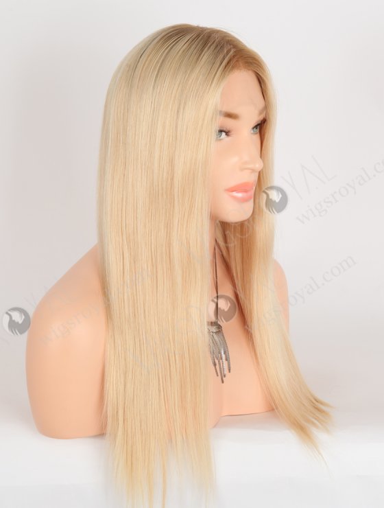 In Stock European Virgin Hair 18" Straight T8/16#/60# MIXED Color Lace Front Wig RLF-08080-28628