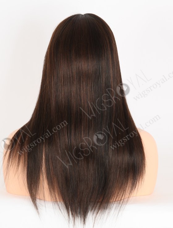 In Stock European Virgin Hair 16" Straight T1/3# With 1# Highlights Color Lace Front Wig RLF-08075-28567