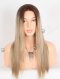 High Quality Brown to Blonde Ombre Lace Front Human Hair Wigs for Caucasian Women RLF-08063