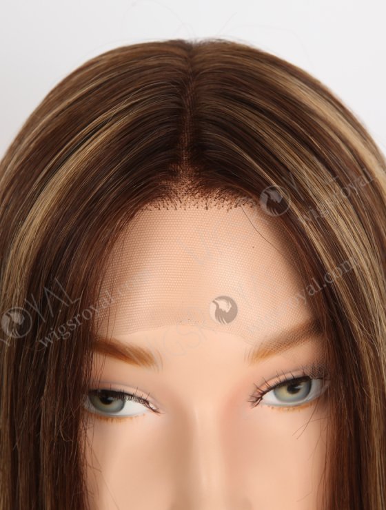 In Stock European Virgin Hair 18" Straight 3# With T3/8# Highlights Color Lace Front Wig RLF-08074-28493