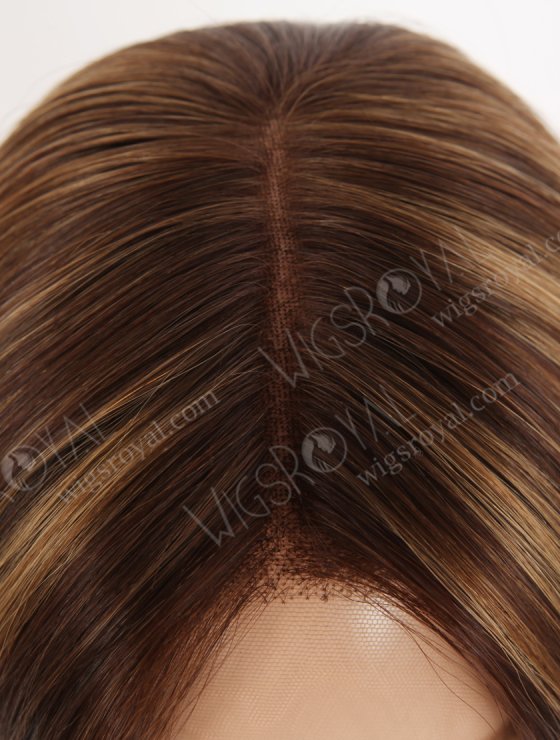 In Stock European Virgin Hair 18" Straight 3# With T3/8# Highlights Color Lace Front Wig RLF-08074-28495