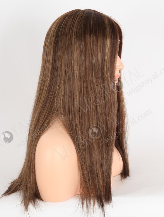 In Stock European Virgin Hair 18" Straight 3# With T3/8# Highlights Color Lace Front Wig RLF-08074-28498