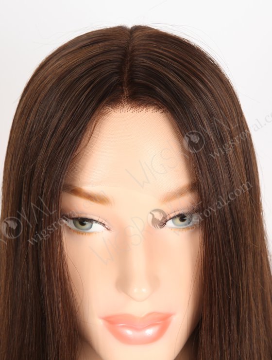 In Stock European Virgin Hair 16" Straight 2A# Color Lace Front Wig RLF-08055-28718