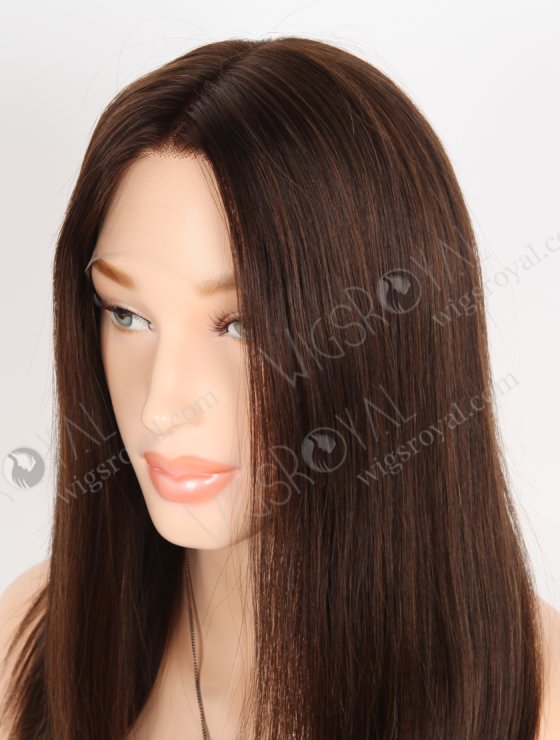 In Stock European Virgin Hair 16" Straight 2A# Color Lace Front Wig RLF-08055-28721