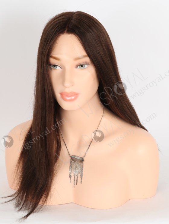 In Stock European Virgin Hair 16" Straight 2A# Color Lace Front Wig RLF-08055-28726