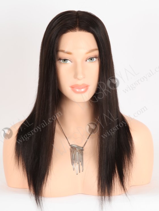 In Stock European Virgin Hair 14" Straight 2# Color Lace Front Wig RLF-08053-28702