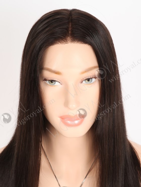 In Stock European Virgin Hair 14" Straight 2# Color Lace Front Wig RLF-08053-28703